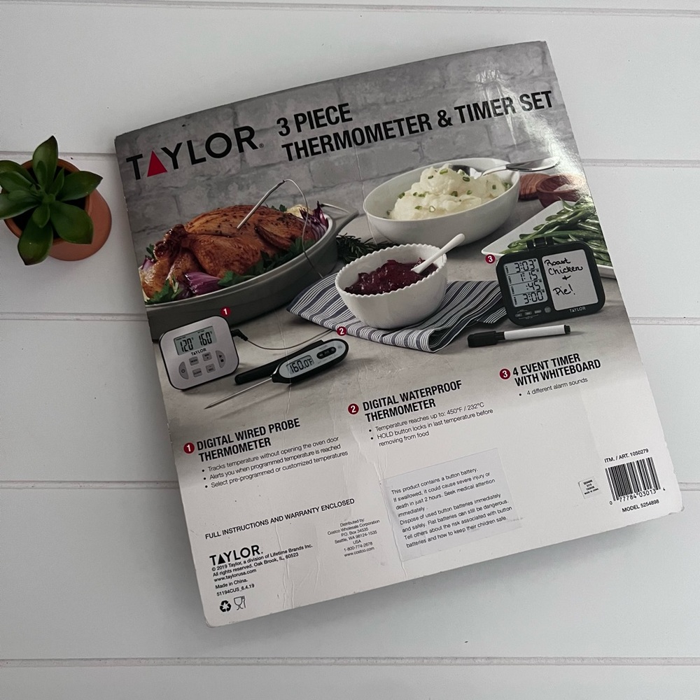 Taylor Thermometer and Timer - Picture 2 of 2